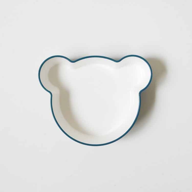Kids Dish Bowl Bear Small Navy