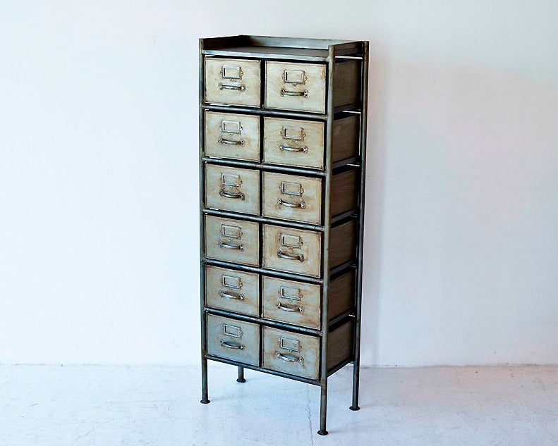 GUIDEL 12DRAWER CHEST SILVER ギデル12ドロワーチェスト シルバー