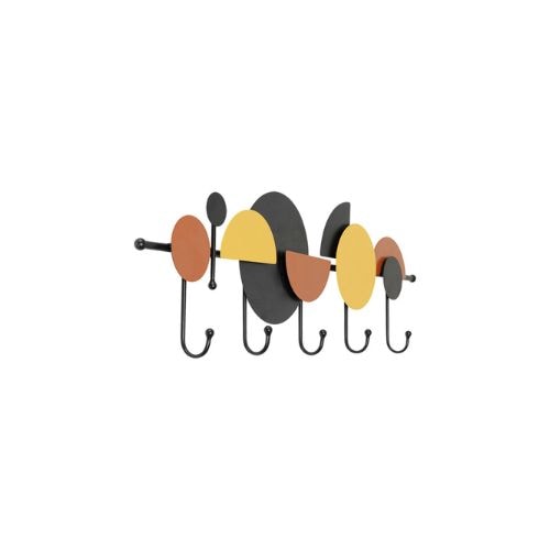 87124 Coat Rack Semicircles Colore 80cm