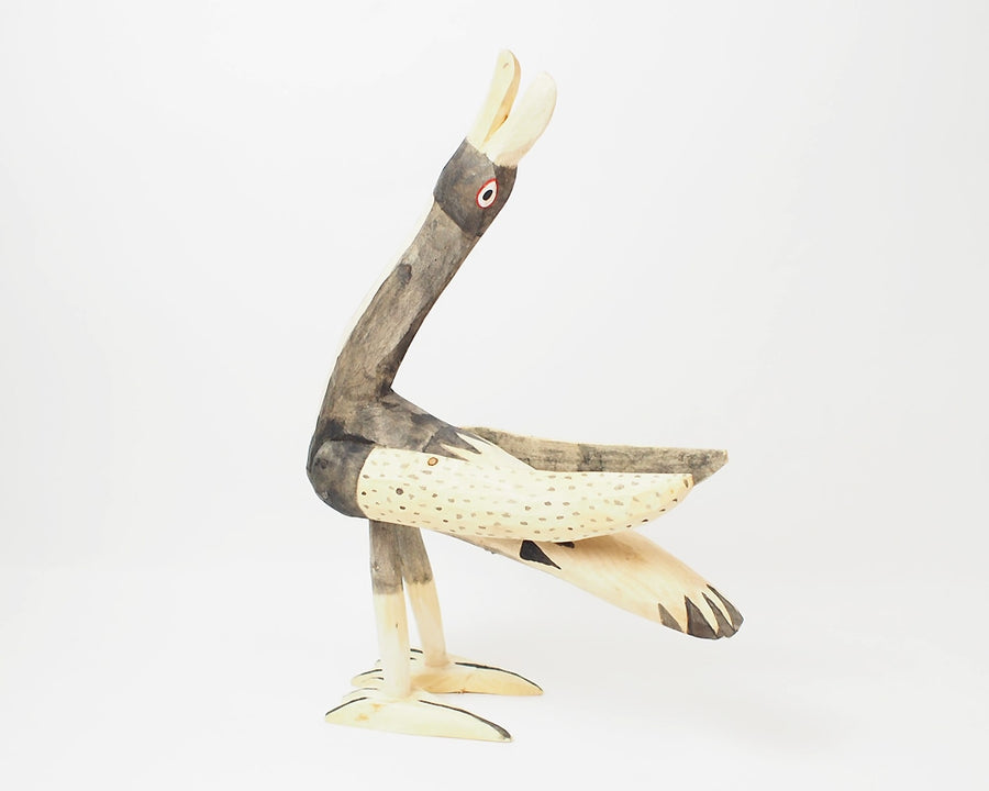 Wood Carving Bird Long ウッドカービング バードロング