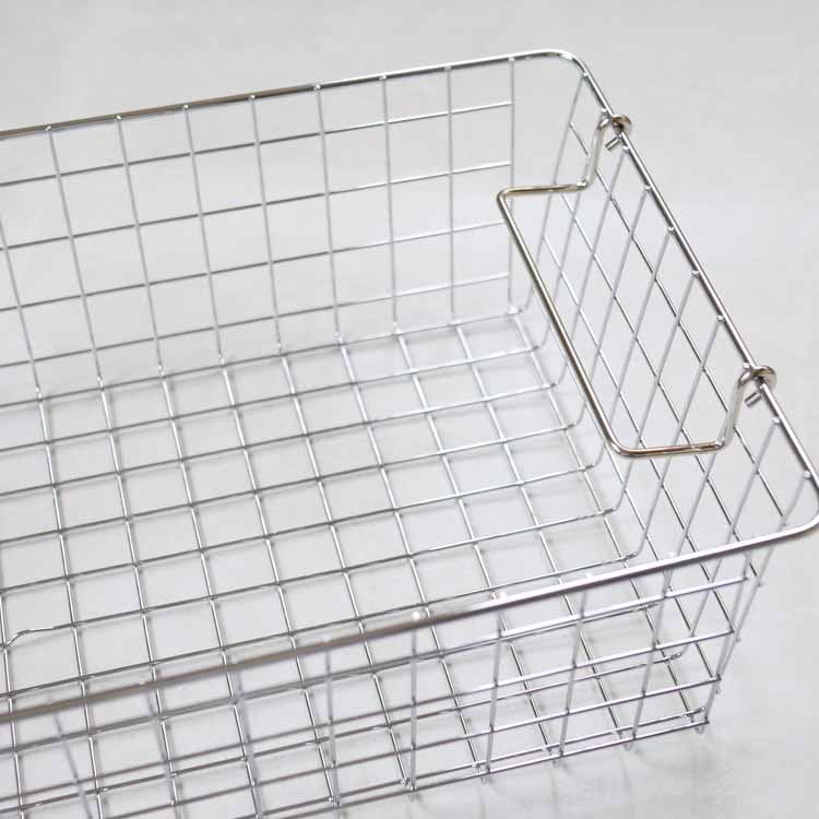 Stacking Basket S Silver