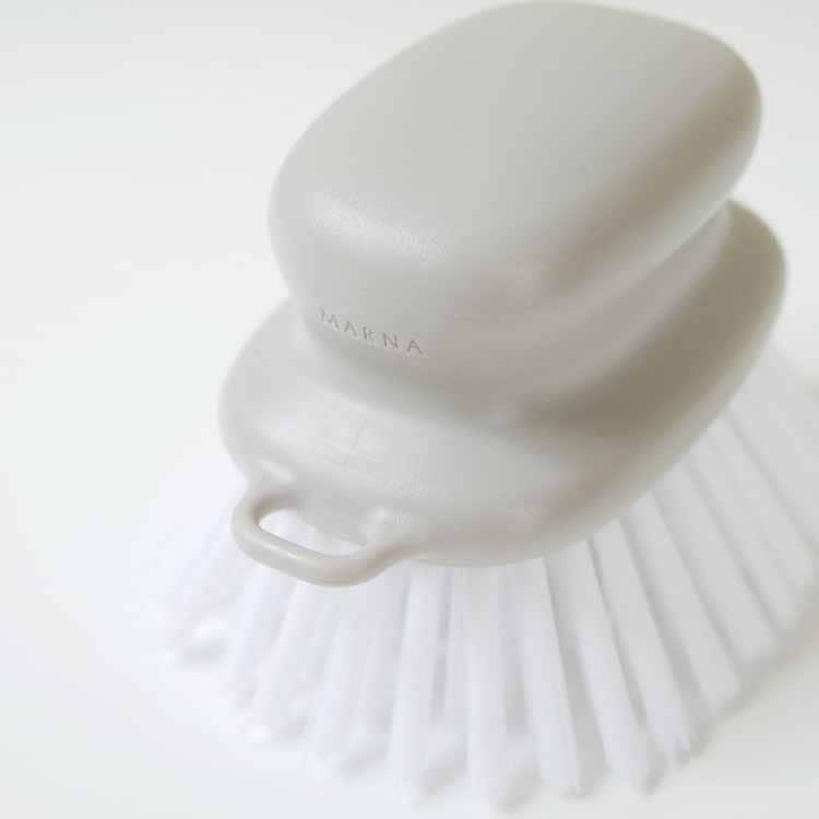 grey bath brush