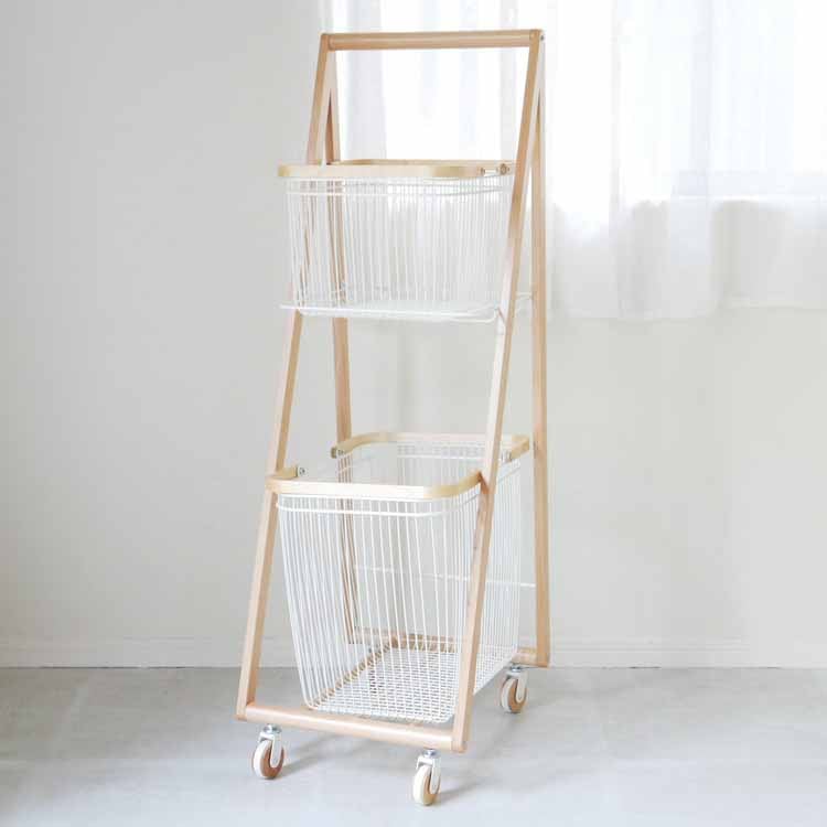 LIV CARRY BASKET WAGON L ホワイト
