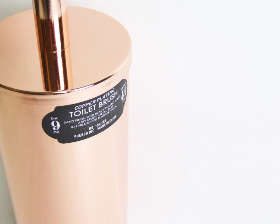 COPPER Plating TOILET BRUSH 銅メッキ トイレブラシ