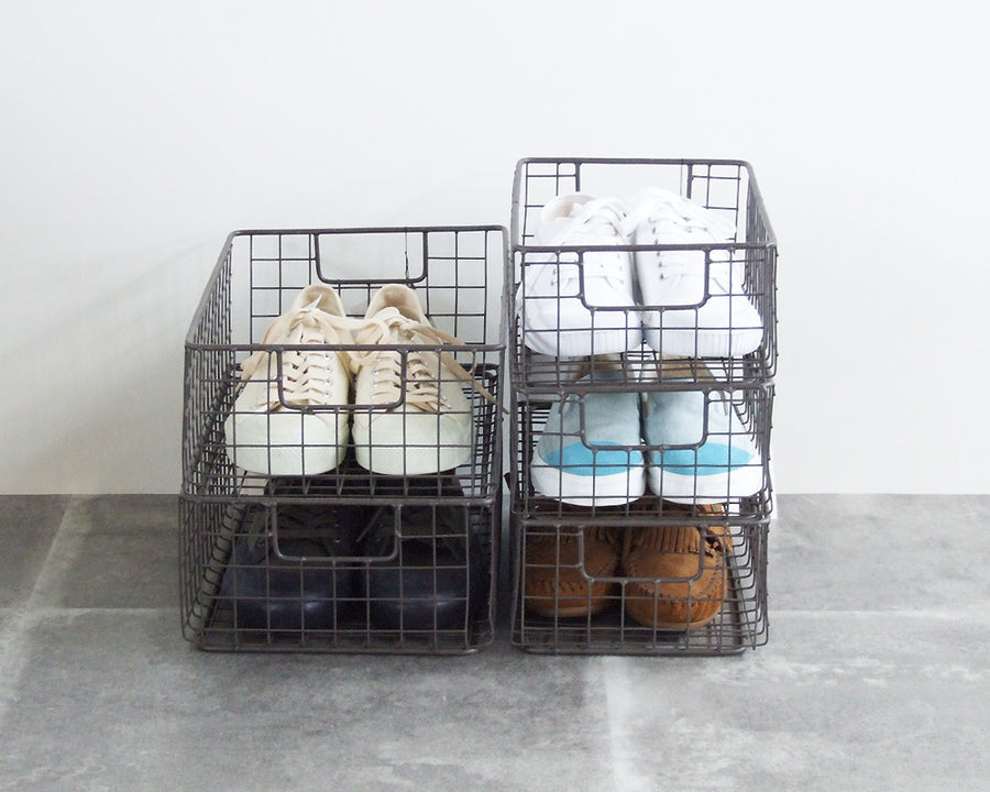 WIRE BASKET SHOES BOX ワイヤーバスケットシューズボックス M