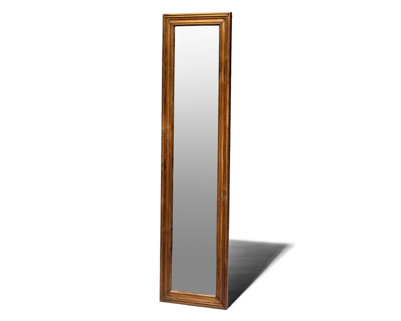 Teak Wood Figure Mirror チークウッド フィギュアミラー