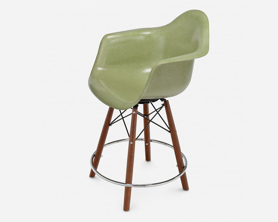 Fiberglass Arm Shell Chair CELERY