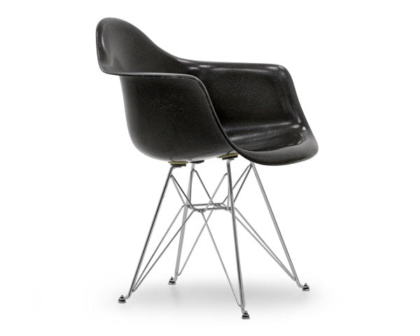 Fiberglass Arm Shell Chair JETBLACK ブラック