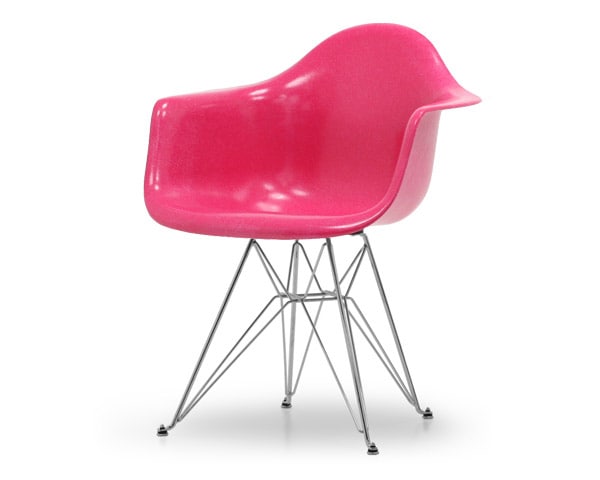 Fiberglass Arm Shell Chair MAGENTA マゼンタ