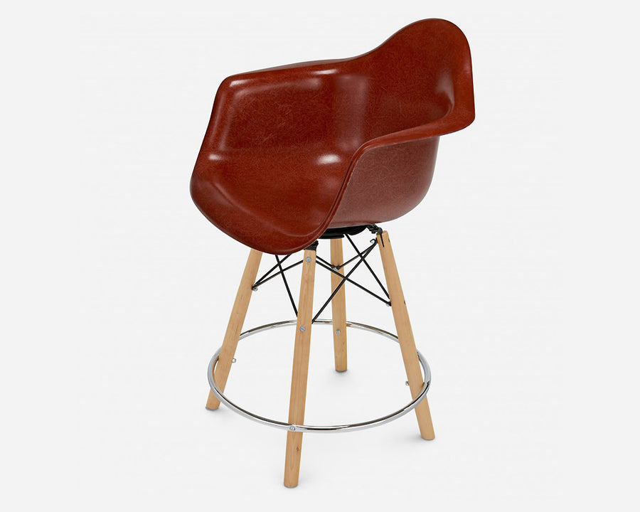 Fiberglass Arm Shell Chair TERRACOTTA テラコッタ