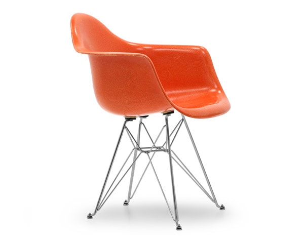 Fiberglass Arm Shell Chair ORANGE オレンジ