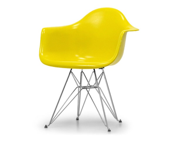 Fiberglass Arm Shell Chair YELLOW イエロー