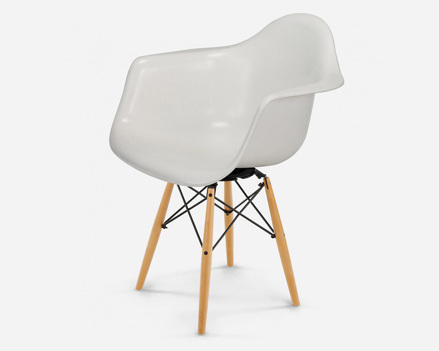 Fiberglass Arm Shell Chair WHITE ホワイト