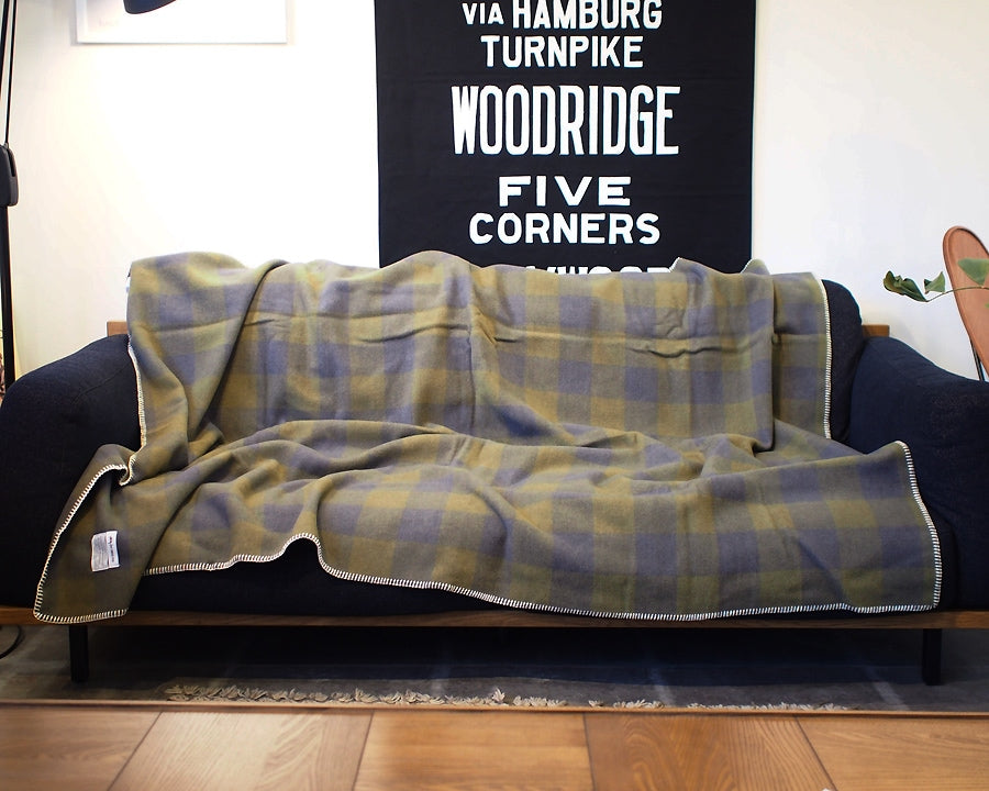 GS Wool Plaid Blanket by Landscape Products