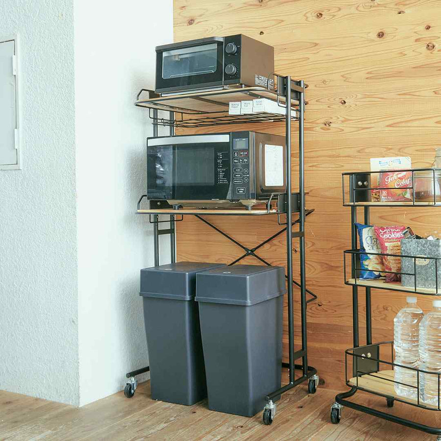 BY CAGE KITCHEN RACK White