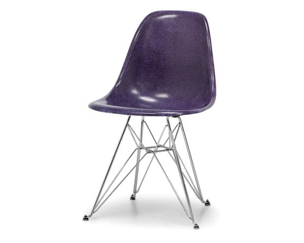 Fiberglass Side Shell Chair PURPLE パープル