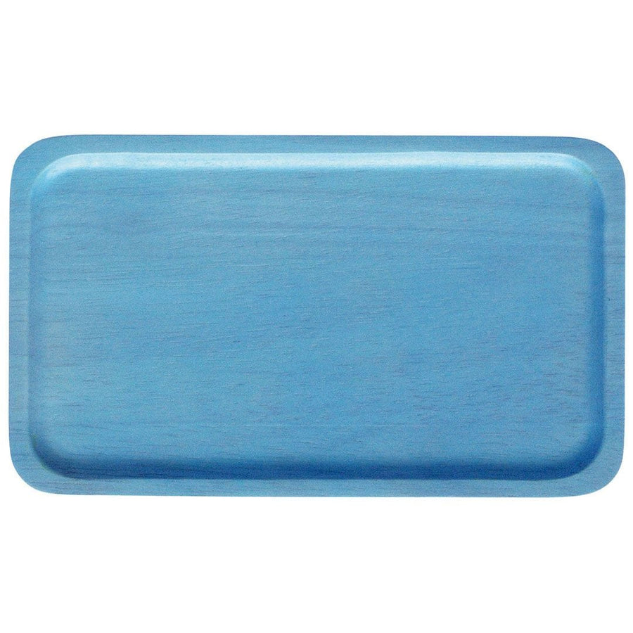 Wooden Plate S Blue