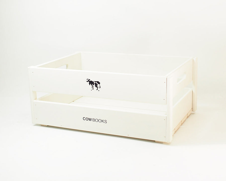 Wood Box Ivory Small Stacking