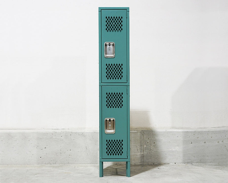 18" LYON RECESSED HANDLE LOCKER-2TIER 18インチ リセスハンドルロッカー2ティア