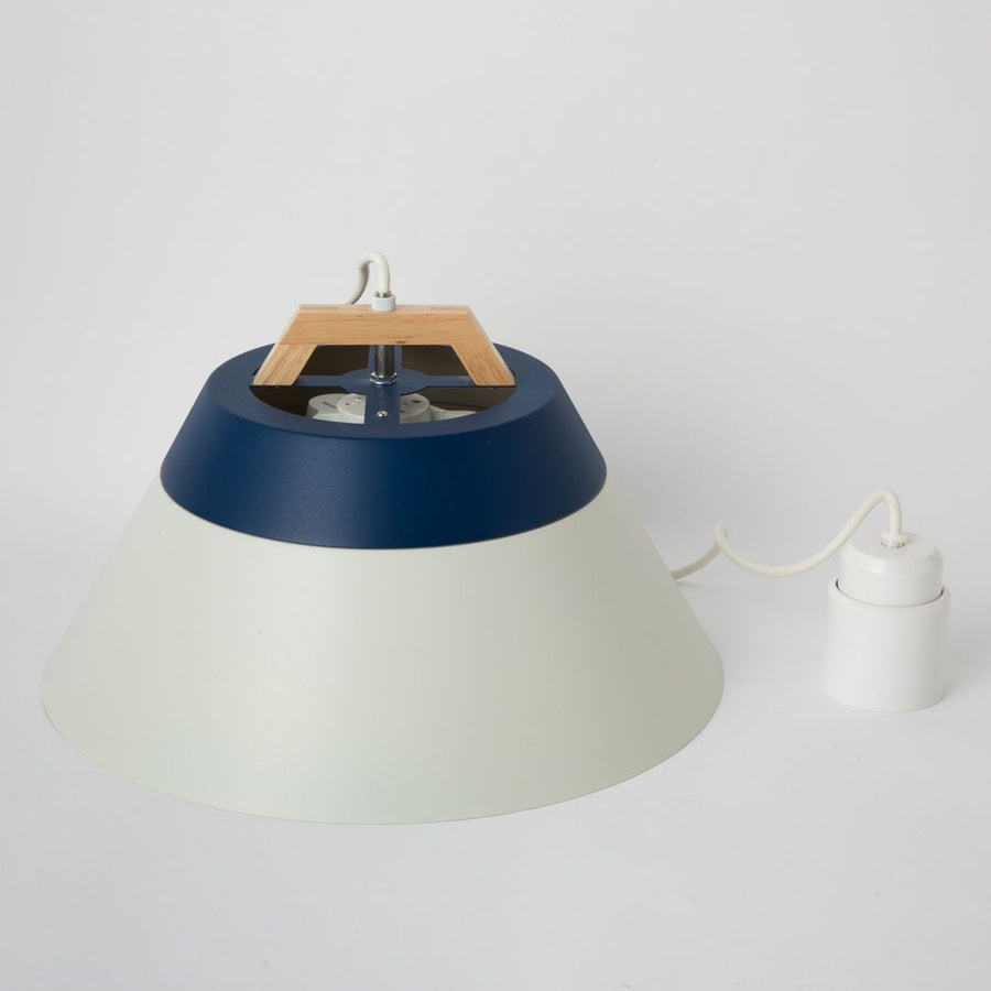 LAMP by 2TONE 3バブル ペンダントライト ネイビー 電球あり
