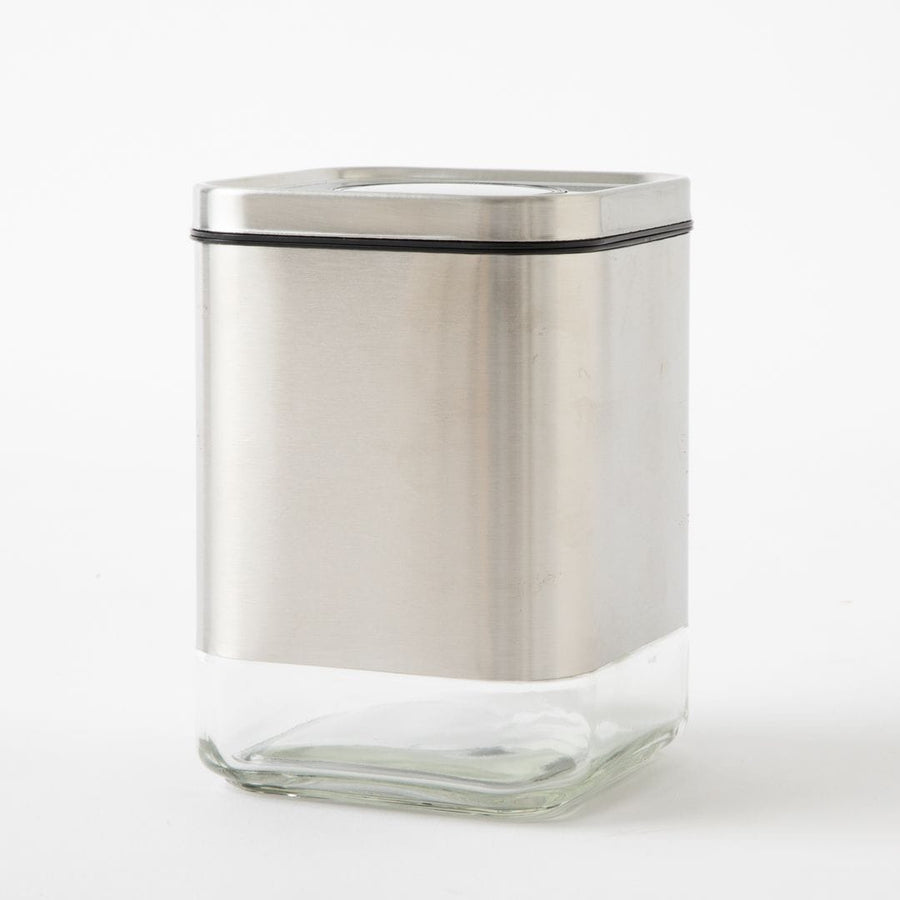 CUBE JAR WITH PRESS LID S