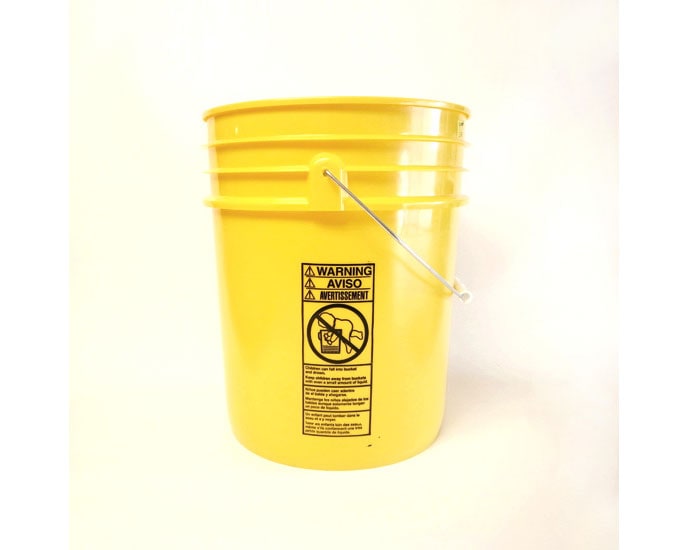 5 Gallon Plastic Pail with Bucket Seat U-Line Plastic Bucket with Bucket Seat