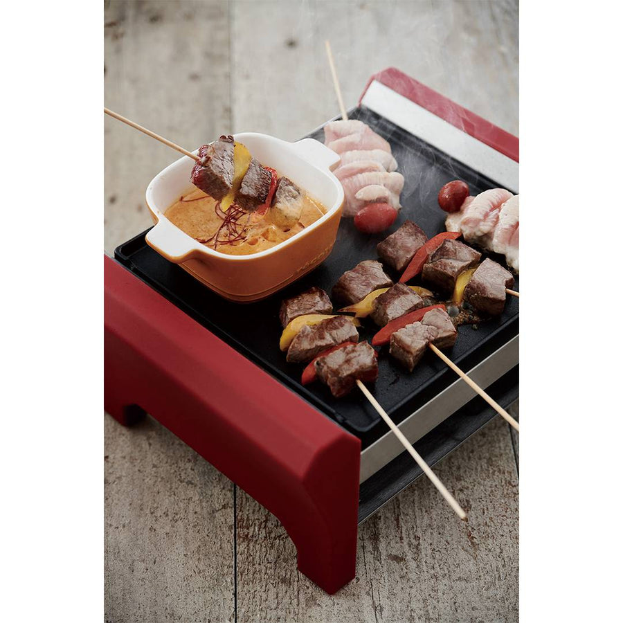 Raclette &amp; Fondue Maker Grand Melt Red