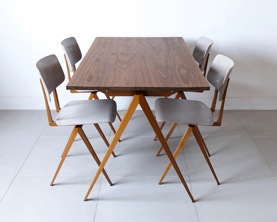 TD.4 Table Walnut R.Brown ガルファニタス L ウォールナット ロームブラウン