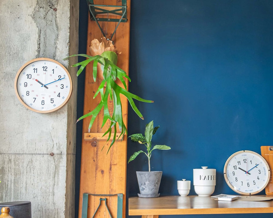 BAUHAUS Fonts Wall Clock CarlMarks バウハウスフォントウォールクロック