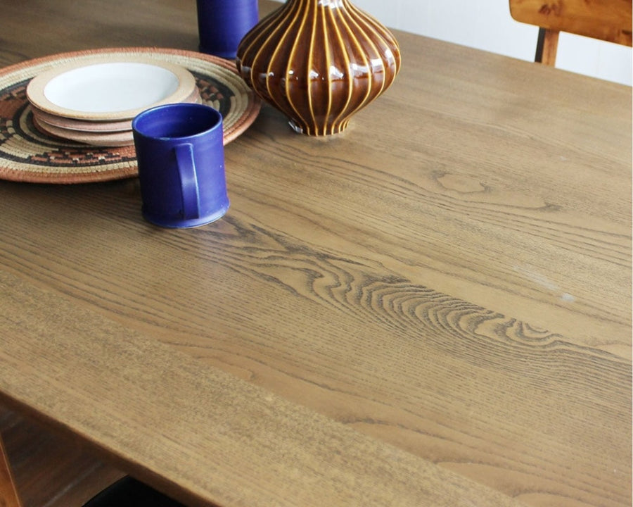 COLTON DINING TABLE ライトブラウン W155