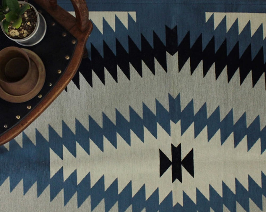 Native Rug Blue