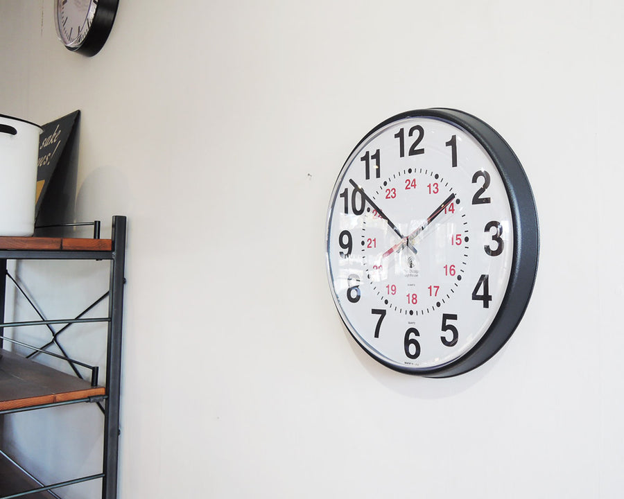 12.75" 12-Hour Wall Clock Commercial Wall Clock