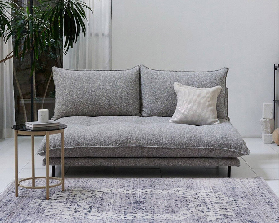 PORTO SOFA Low Boucle-GRY Porto sofa low gray