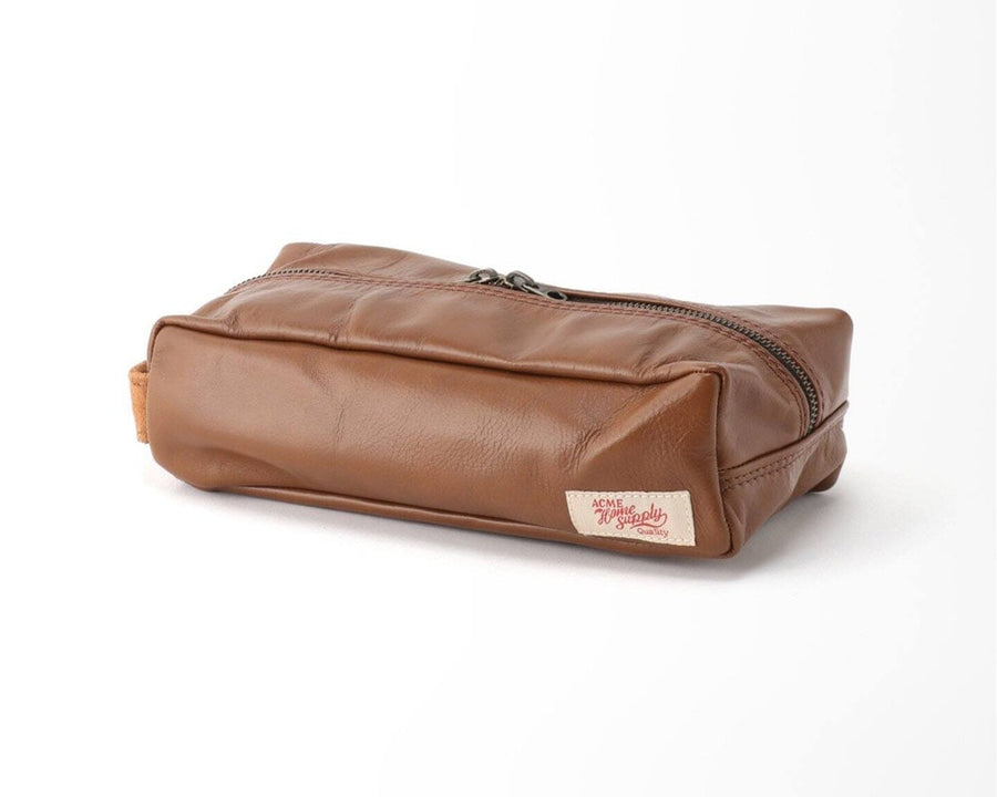LEATHER BOX CASE CHESNUT Leather tissue box case
