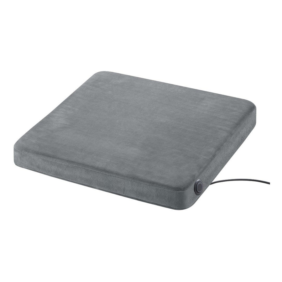 Dual power supply compatible extra thick chair pad, warm and cozy