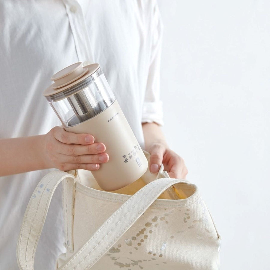 Milk tea maker cream white