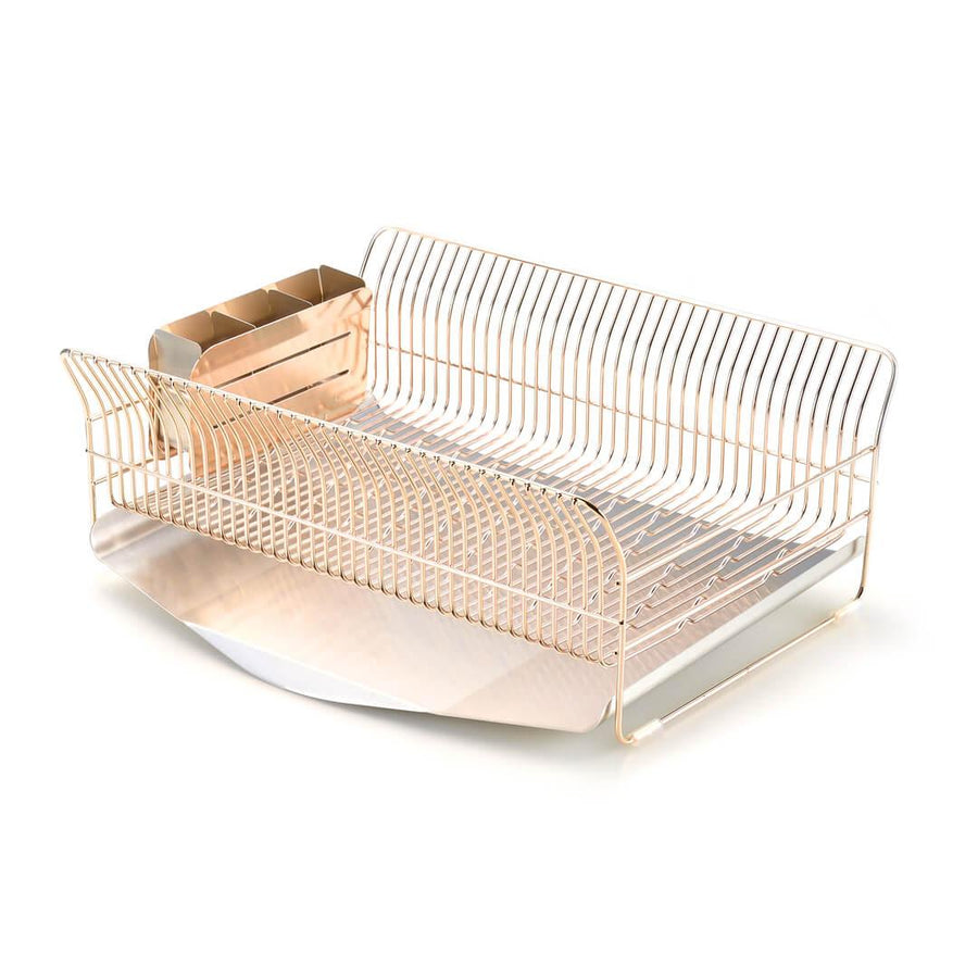 Hanauta Vertical Dish Drainer, Silver