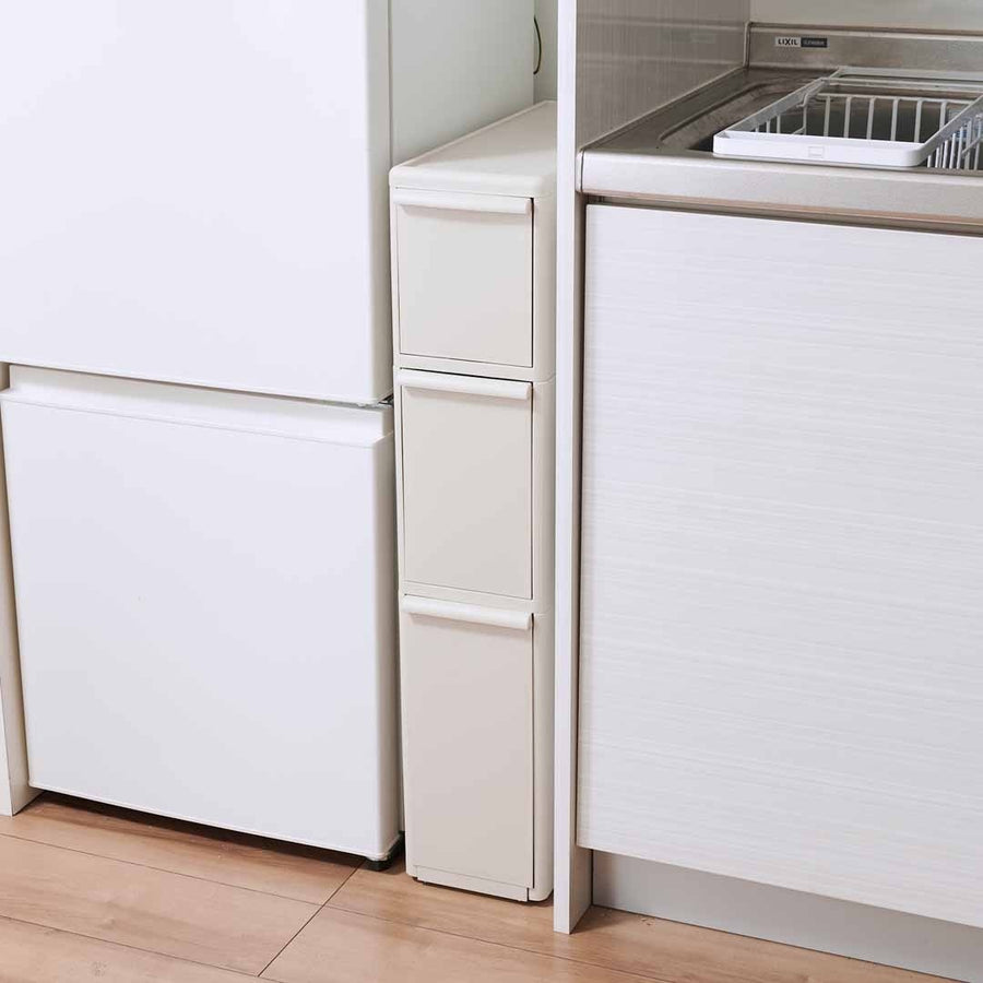 Slim Storage Tall Stocker, Beige