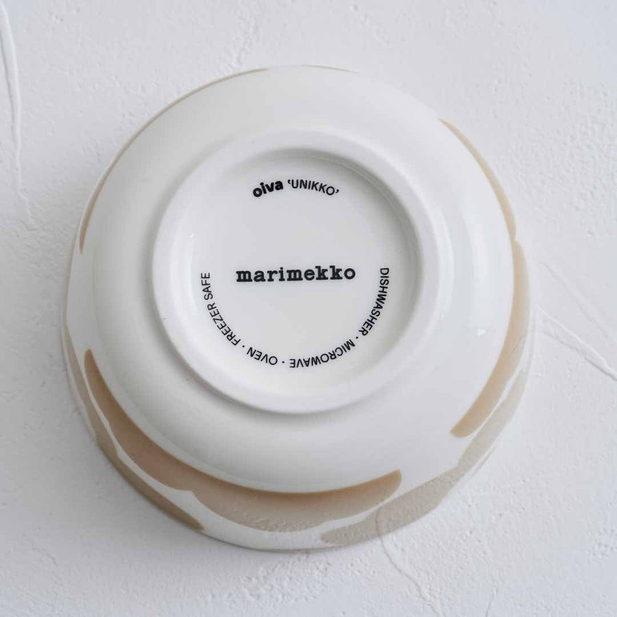 Unikko ボウル 250ml ホワイト・ベージュ