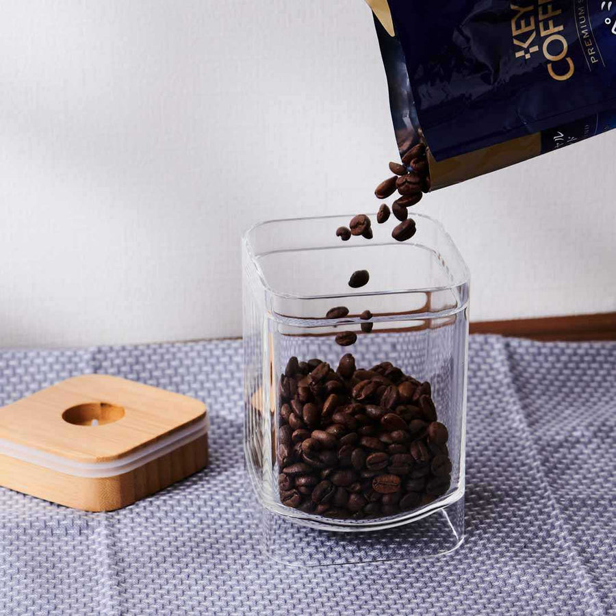 重なるキャニスター バンブー スクエア 500ml