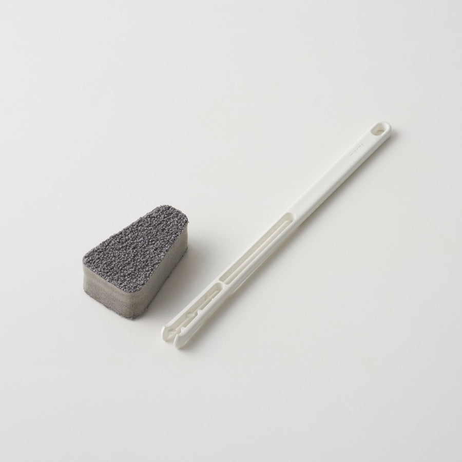 ボトル洗いスポンジ ワイド グレー