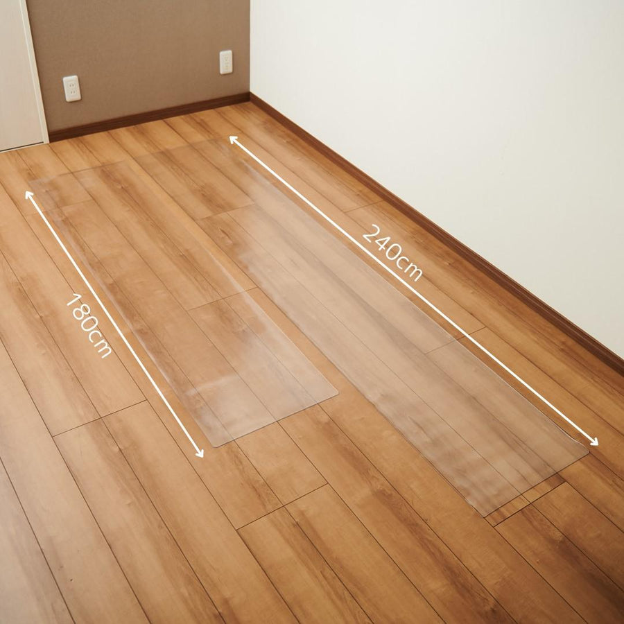 Transparent kitchen mat 45 x 180