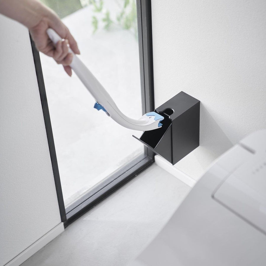 Tower Wall Flushable Toilet Brush Holder, Compatible with Plasterboard Walls