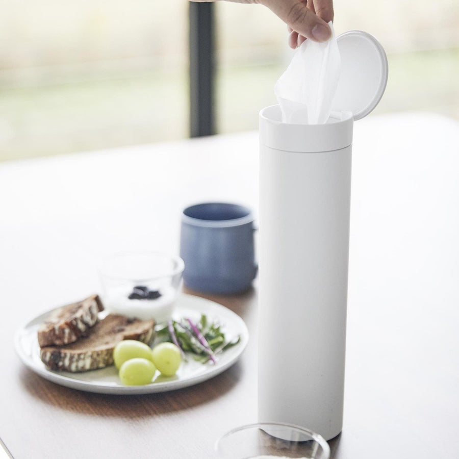 Tower Bottle-Shaped Tissue Case with Lid