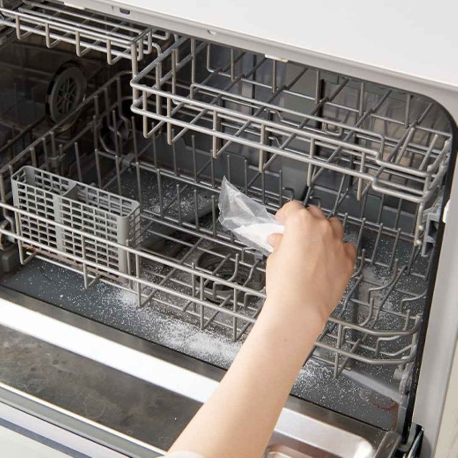 Dishwasher interior cleaner