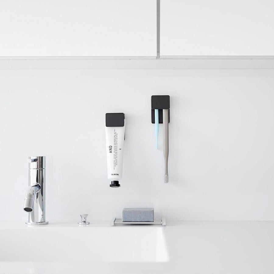 Tower Film Hook Insertion Toothbrush &amp; Tube Holder, Set of 2, W4