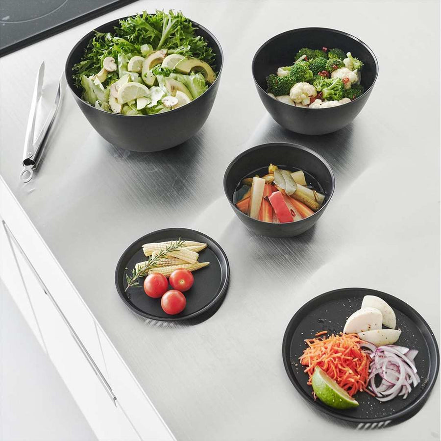 tower 傾けて混ぜやすい調理ボウル 5点セット 電子レンジ対応