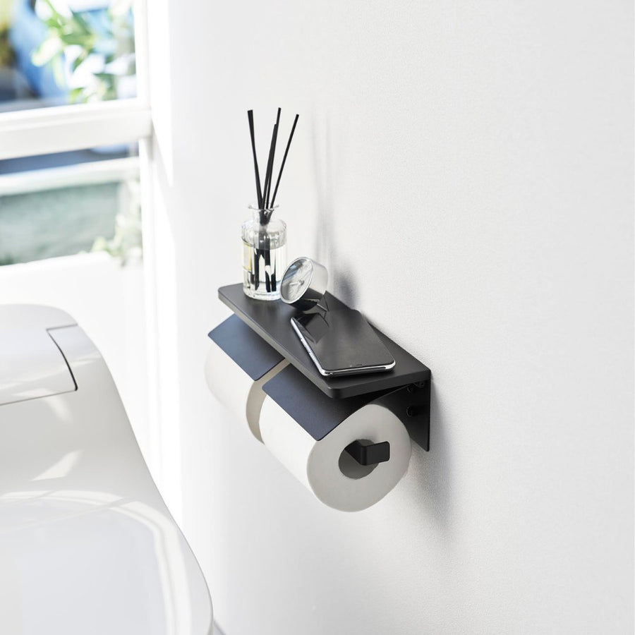 tower ウォールトイレットペーパーホルダー ダブル 石こうボード壁対応