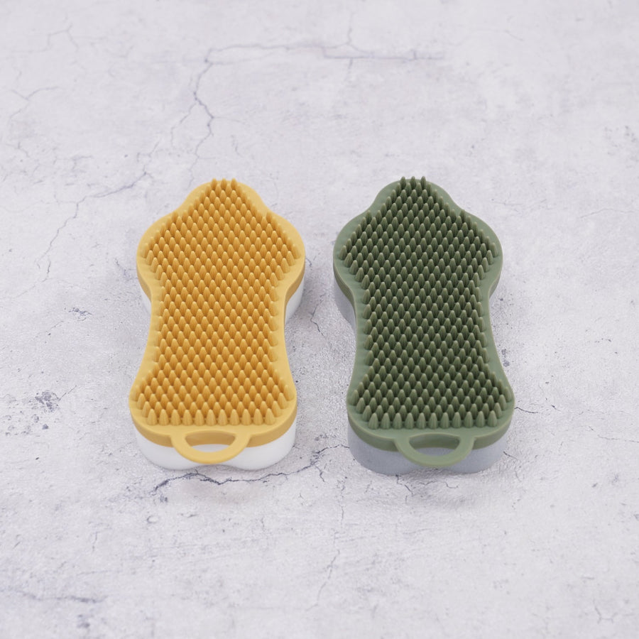 Pet Brush Grutte Short Hair Hard Olive Green