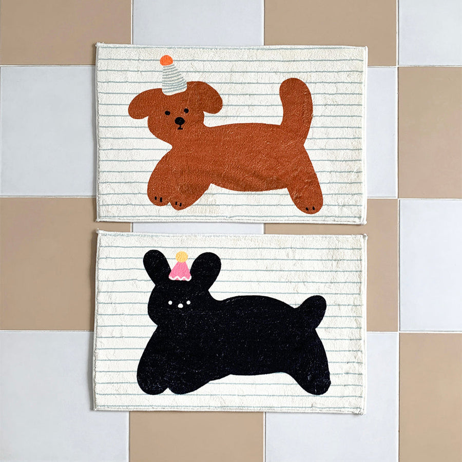 BUNNY PUPPY FOOT MAT バニーパピーバスマット